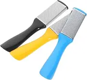 COLLBATH 3pcs Foot File Ergonomic Handheld Callus Remover for Dead Skin Hard Skin Foot Scrubber for Corn Removal