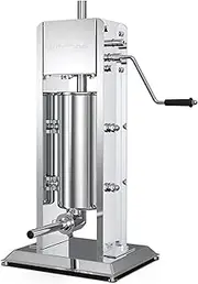 5L Manual Vertical Sausage Filler - Stainless Stuffer Meat Press Machine
