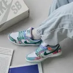 NIKE SB DUNK LOW X FUTURA 漂白帆布 渲染塗鴉藍白 男女鞋 HF6061-400