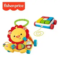 在飛比找樂天市場購物網優惠-Fisher-Price 費雪兩用獅子聲光踏步車/學步車【六