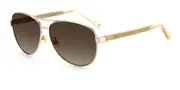 Kate Spade Fara/S J5G/LA Men's Sunglasses Gold Size 57