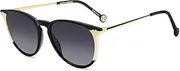 [Carolina Herrera] Women's HER 0184/S Sunglasses, Black White, 54 mm