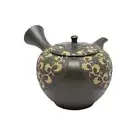 Japanese tea pot- SHUN-EN MANO- Arabesque- 220cc/ml- ceramic fine mesh- Tokoname