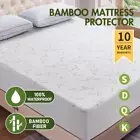 All Size Waterproof Bamboo Mattress Protector Cooling Bed Matress Fitted Cover