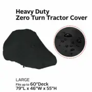 Lawn Mower Cover Heavy Duty Zero Turn Mower RainProof Dust Protection Large