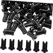 NUSITOU Upgrade Your Lash Extension Kit 100Pcs Glue Bottle Anti-blocking Needles Precision Nozzle for Eyelash Glue Bottles