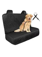 Dog Car Seat Cover for Back Seat – Waterproof, Scratchproof, and Non-Slip Black