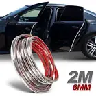 Universal Chrome Car Door Edge Strip Guard Protector Moulding Trim Accessories