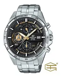 在飛比找Yahoo!奇摩拍賣優惠-【天龜】 CASIO  EDIFICE   簡約時尚 三眼計