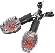 Indicators Flowing Turn Signal Rear Turn Signal Light Indicator Lamp Lights Blinker for RVT1000R RC51 2000-2006 CB400 Super Four 2006-2018 Motorcycle Turn Signal Indicator (Color : Clear)