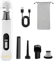 HAONINYUE Cordless CarVacuum Cleaner, Portable Car Vacuum Cleaner, 15000PA 120W Powerful Suction and Blow, Handheld Vacuum Cleaner with Filter for Car, Office, Home, Pets