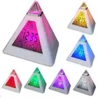 With Night Light Bedside Clocks Number Clock Alarm Clock Thermometer Meter