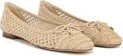[Tasteall] Women's Ballet Flats Fashionable Bow Weavy Squared Toe Casual Comfortable Breathable Mary Jane Flats Shoes