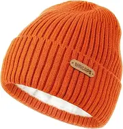 [Wmcaps] Children's Winter Hat, Hat with Warm Fleece Lining, Comfortable Knitted Hat, Wool Hat for Children Aged 2-12 Years, Warm Gifts for Little Boys and Girls