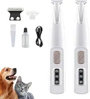 Calmclippers For Cats, Nordusk - Calmclippers For Cats, Petior Paw Trimmer, Nordusk Calm Clippers, Precision Paw Trimmer With Led Light,Waterproof Rechargeable Pet Shaver, Ultra-Quiet Operation (Two Pack)