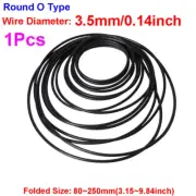 3.5mm Round O Type Rubber Drive Belt Tape for Cassette Player Recorder Turntable