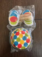 Party Ballons Cupcake Liner & Topper 24 ct