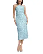 Dress the Population Etta Sequin Halter Dress