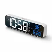 Digital Clock Large Display, LED Alarm Clock for Living Room Decor, Rechargea...