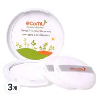 在飛比找Coupang 酷澎優惠-Ecomu 艾可姆 粉餅型痱子粉