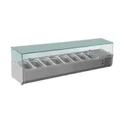 AG Equipment AG Bench Top Saladette / Pizza Showcase - 1800mm - Countertop Prep Fridges (AG-VRX1800-380) - VRX1800-380-AG