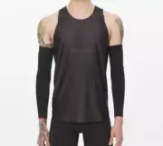 Miler Running Base Running Arm Sleeves, Black, Pair, L/XL RRP $51 (USD $35)