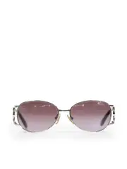 Silver Round Gradient Sunglasses