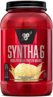BSN SYNTHA-6 Whey Protein Powder, Vanilla Milk Isolate Protein Powder with Micel