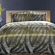 Accessorize Zig Zag Quilt Cover Set Queen