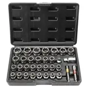 VEVOR Bolt Extractor Set, 29-Piece Bolt and Nut Remover Set, 6mm to 10mm, 13/32"