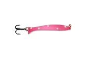 Mooselook Wobbler Midget Fishing Lure - Pink w/ White Dots - 11254 - 1 7/8"