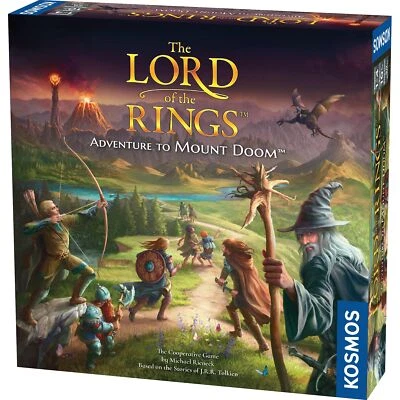 Frodo's Quest Cooperative Board Game Roll Dice Defeat Ringwraiths 1-4 Players