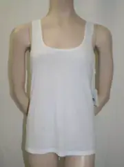 Beyond Yoga White Boyfriend Jersey Crossback Yoga Tank Top Shirt Size S NWT