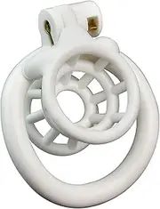 Exposed ABS Chastity Cage Male Bondage Chastity Lock Cage with 4 Rings Penis Ring Set Prevent Erection Penis Exercise Cage Internal Waist Bondage Chastity Lock