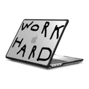 MacBook Pro 14-inch (M1 - M4) Impact Case WORK HARD BLACK