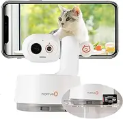 PICKFUN 5MP HD Pet Camera with AI Health Report & Auto Video Maker | 1080p Dog/Cat Security Cam with Human/Pet Tracking, 5G+2.4G WiFi, Night Vision, 2-Way Audio & Phone App
