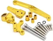 Motorcycle Handlebar Steering Damper for CB650R CB 650 R Cb650r 2018 2019 2020 2021 Motorcycle Steering Stabilizer Damper Mounting Bracket Kit(2403)