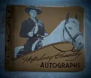 Vintage Hopalong Cassidy Autograph Book FREE SHIPPING