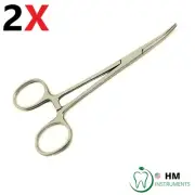 Kelly Hemostat Locking Forceps 14-cm Curved Surgical Dental Instruments CE