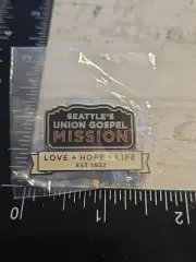 Seattles Union Gospel Mission Love Hope Life 1932 Pin T5