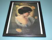 HOME BREWING COMPANY FRAMED COLOR AD PRINT - NEWARK, N. J.