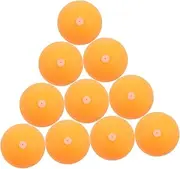 50pcs Table Tennis Balls for Training Equipment Balls with Punch Holes Table Tennis Accessories Pingpong Trainer Silica Gel Orange
