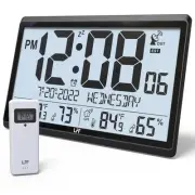 Atomic Clock / Never Needs Setting, Battery Operated, 15" Atomic Wall Clock with