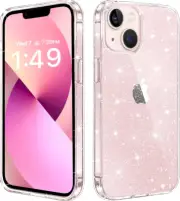 Apple IPhone 13 Case Soft TPU Cute Sparkle Glitter Luxury Clear Cover Anti Drop
