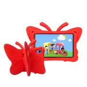 iPad Case For iPad Mini 6 Cartoon 3D Butterfly EVA Proof Shockproof Case with Bracket-Red