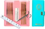 TULIP Classic 2 13-Piece Crochet Hook Set Made in Japan -