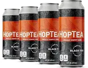 HOPLARK Sparkling HopTea - The Really Hoppy One (12pk - 16oz Cans) - Craft Brewed NA Beer Alternative - Organic, Gluten-Free, Non GMO, Zero Calories, Sugar-Free, Natural Caffeine, Unsweetened