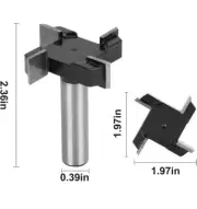 2in Cutting Diameter, CNC Spoilboard Surfacing, Router Bits, 1/2in Shank , Slab