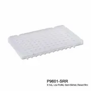 MTC Bio P9601-SRR, PCR Plates 96 x 0.1ml Raised Rim Semi Skirted, 50/pk