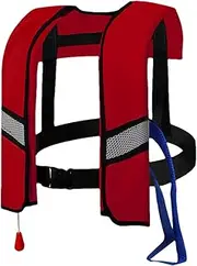 Nuhjytgf Life Vests For Adults,Life Preservers For Adults | Reflective Automatic Inflating Nylon Personal Flotation Devices For Paddle Board Floating Kayaking Boating Snorkeling Women Men